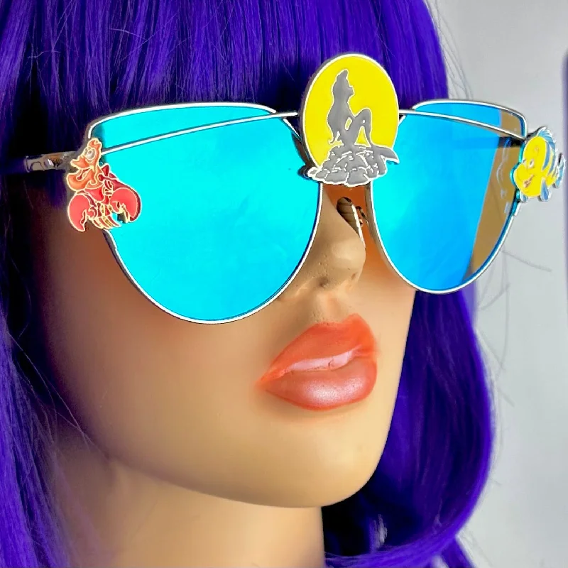 sunglasses fog prevention-Little Mermaid Sunglasses