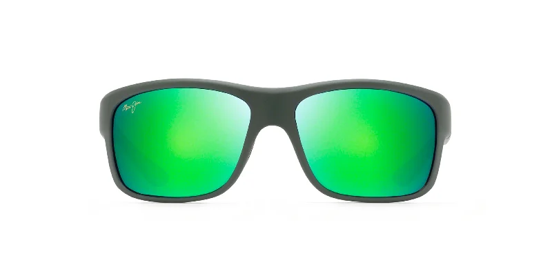 Soft Matte Khaki/Brown/Black|Maui Green - Polarized