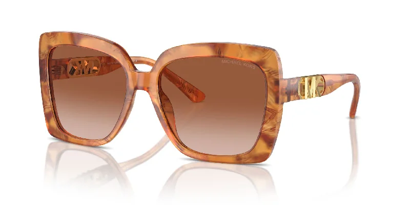 Amber Graphic Tortoise/Light Brown Gradient