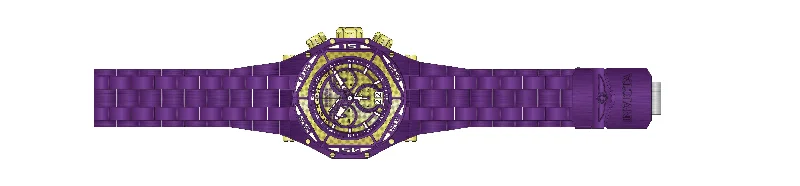 watch for casual elegance-  Band For Invicta Carbon Hawk 38926