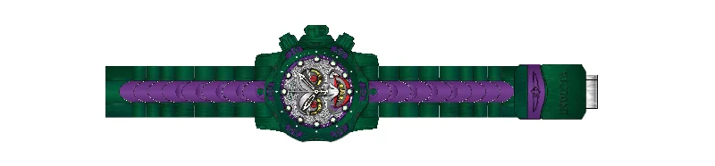 watch with sharp appeal-  Band For Invicta DC Comics 34965