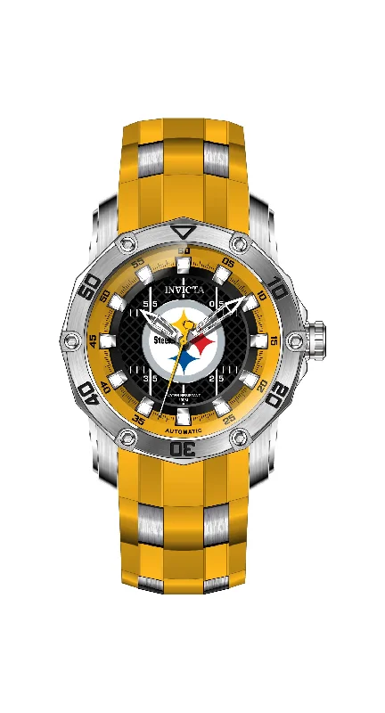 watch with dual time zones-  Band For Invicta NFL 32896