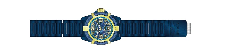 watch with bold appeal-  Band For Invicta SHAQ 37490