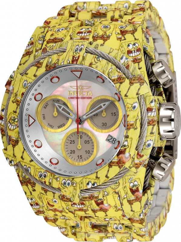 watch with bright style-  Band For Sponge Bob 33398