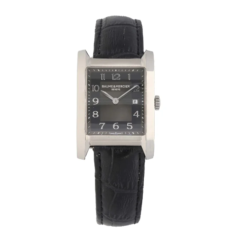 watch with sharp appeal-  Baume Et Mercier Hampton 65693 27mm Stainless Steel Watch