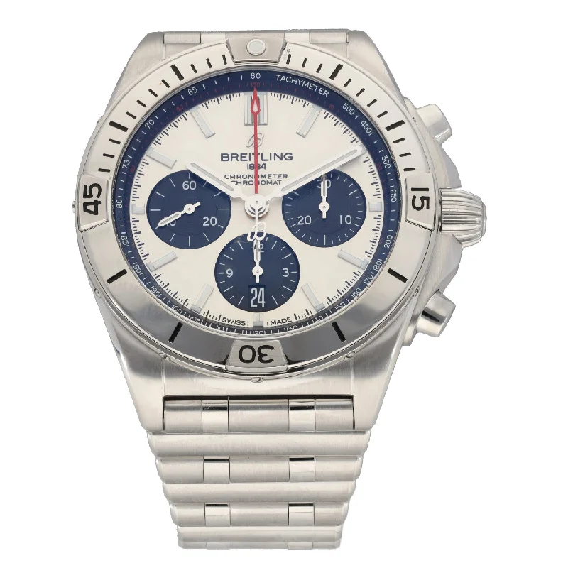 watch for bold statements-  Breitling Chronomat AB0134 42mm Stainless Steel Watch