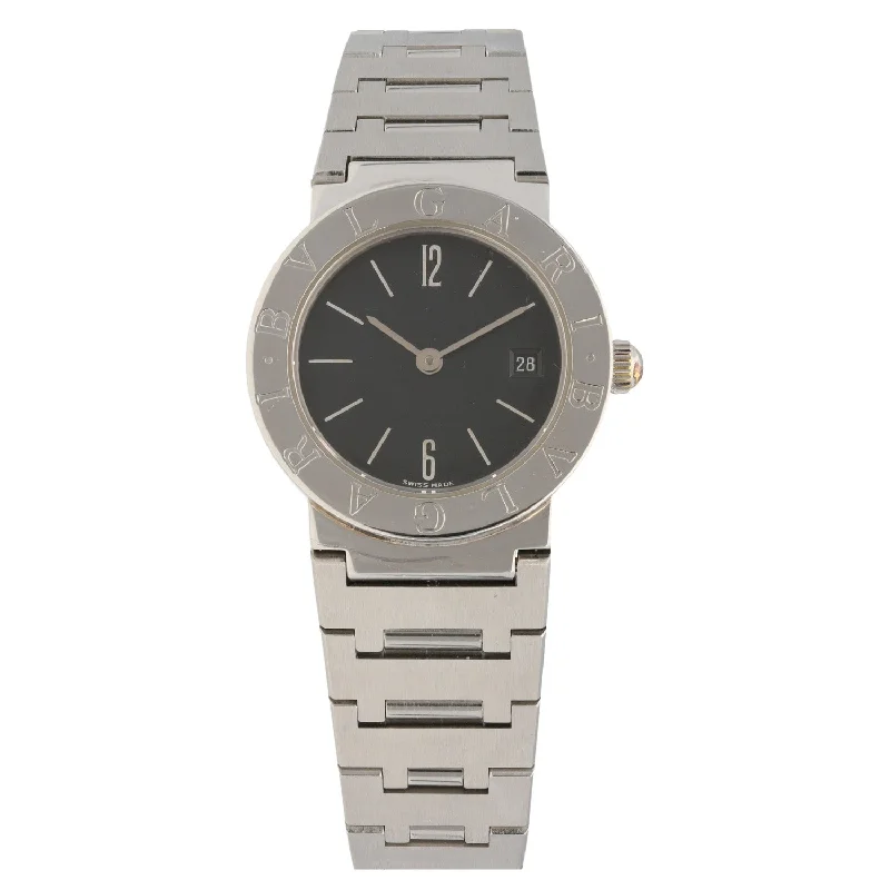 watch with clean style-  Bvlgari BB 26 SSD 26mm Stainless Steel Watch