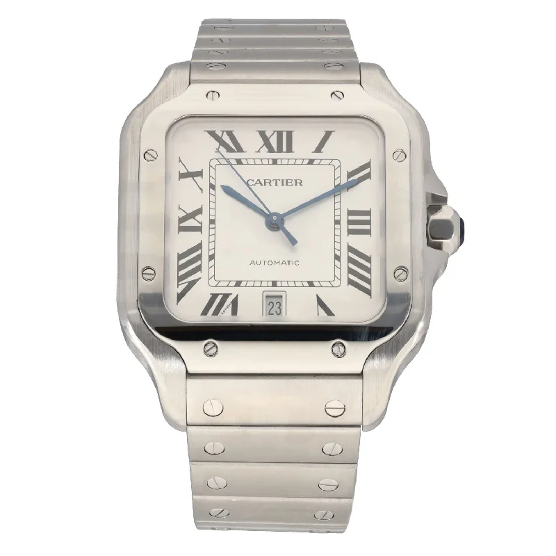 watch for urban style-  Cartier Santos 4072 38mm Stainless Steel Watch