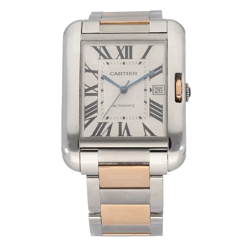 watch for daily style-  Cartier Tank Anglaise 3507 36mm Stainless Steel Watch