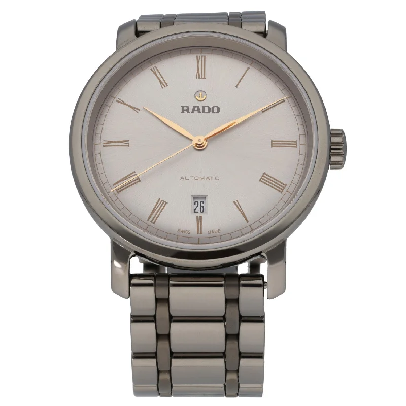 watch for sleek style-  Rado Diamaster 763.0806.3 41mm Ceramic Watch