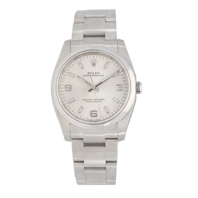 watch for minimalist trends-  Rolex Oyster Perpetual 114200 34mm Stainless Steel Watch