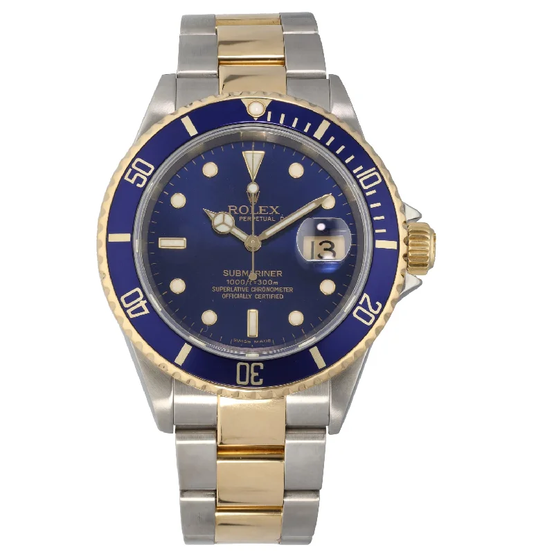 watch with premium materials-  Rolex Submariner 16613 40mm Bi-Colour Watch