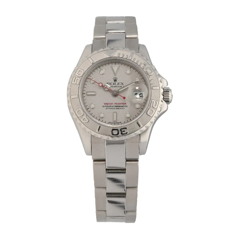 watch with rugged appeal-  Rolex Yacht Master 169622 29mm Stainless Steel Watch