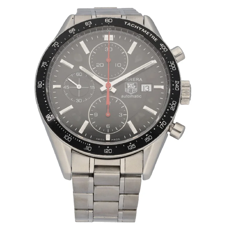 watch for fitness buffs-  Tag Heuer Carrera CV2014-3 41mm Stainless Steel Watch